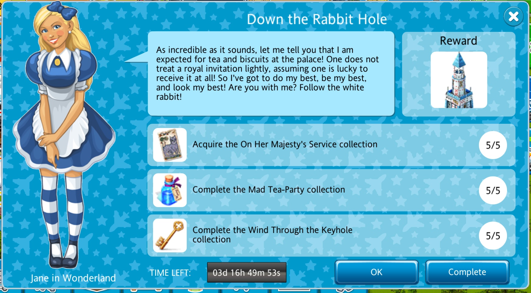 Down the rabbit completed.jpg