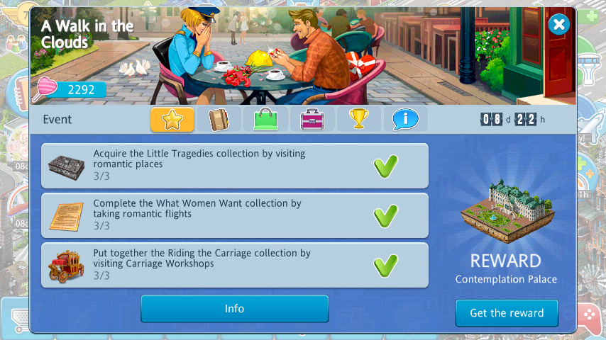 Walk in the clouds event completed.png